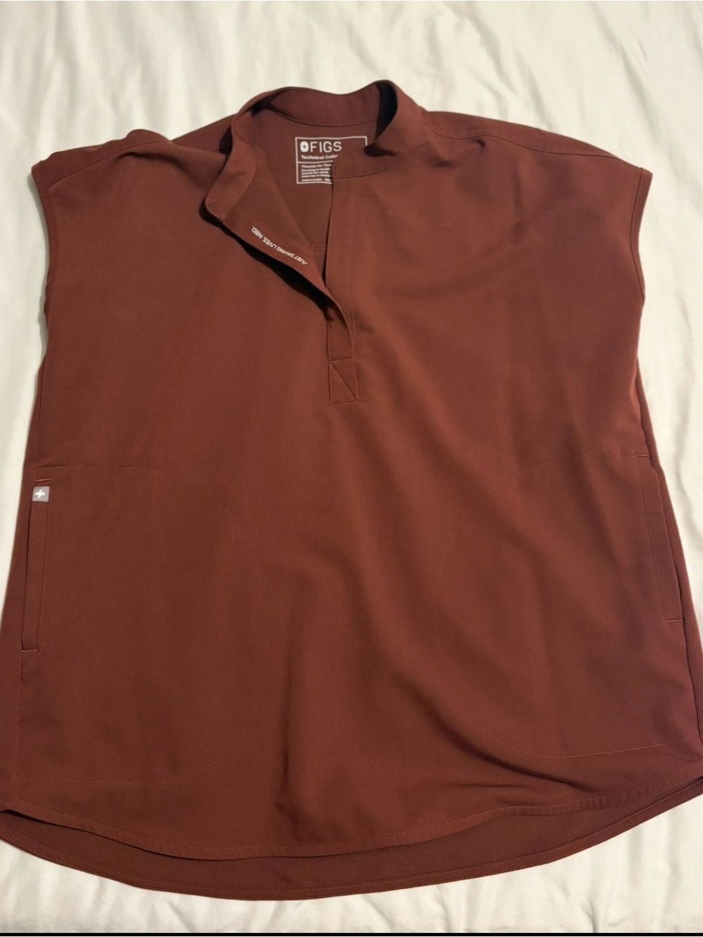 Figs Women’s Rust Short-Sleeve Polo
